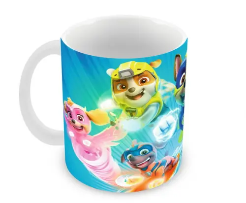 Caneca Polímero Patrulha Canina Super Filhotes Personalizada