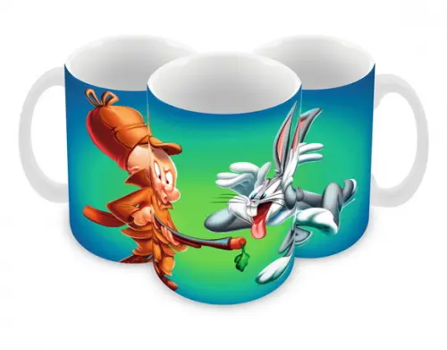 Caneca Polímero Pernalonga Personalizada