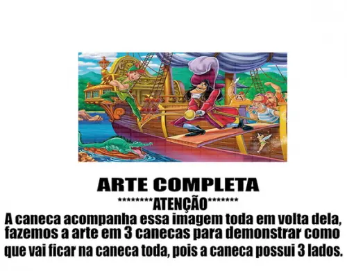 Caneca Polímero Peter Pan Personalizada