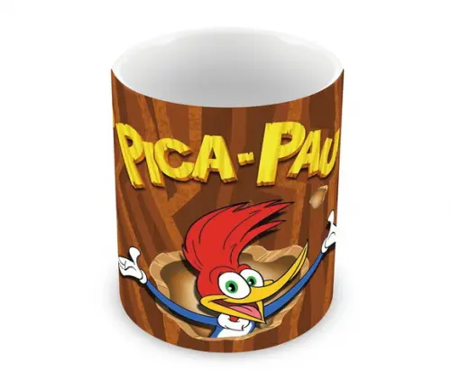 Caneca Polímero Pica Pau Personalizada