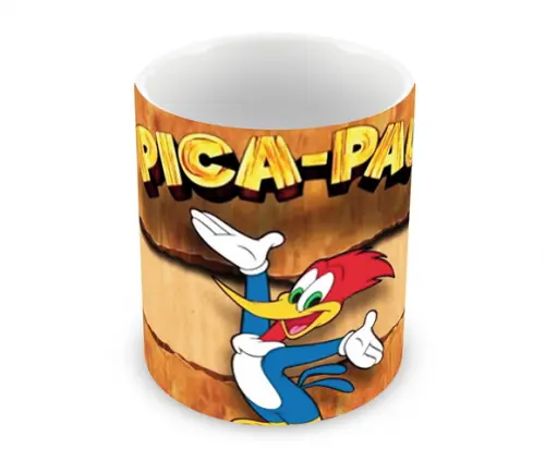 Caneca Polímero Pica Pau Personalizada