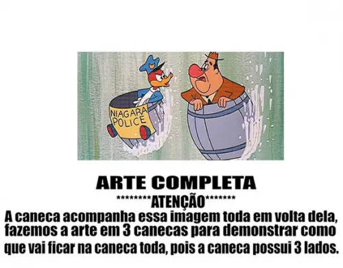 Caneca Polímero Pica Pau Personalizada