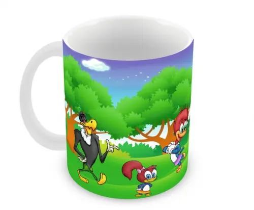 Caneca Polímero Pica Pau Personalizada