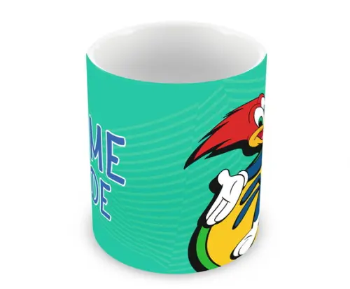 Caneca Polímero Pica Pau Seu Nome Personalizada