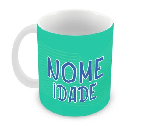 Caneca Polímero Pica Pau Seu Nome Personalizada