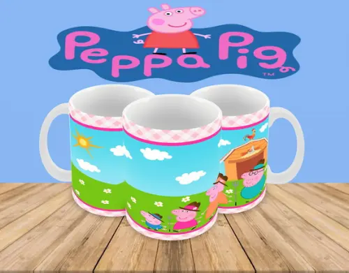 Caneca Polímero Pig Personalizada