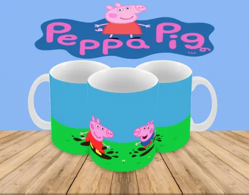 Caneca Polímero Pig Personalizada