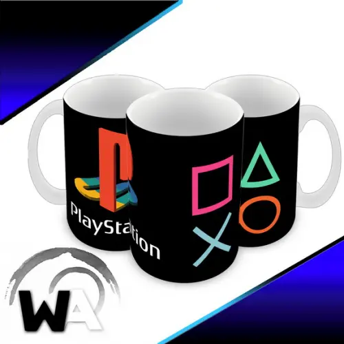 Caneca Polímero Playstation 4 Personalizada