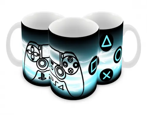 Caneca Polímero Playstation 4 Personalizada