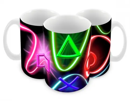 Caneca Polímero Playstation 4 Personalizada