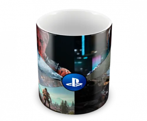 Caneca Polímero Playstation 4 Personalizada