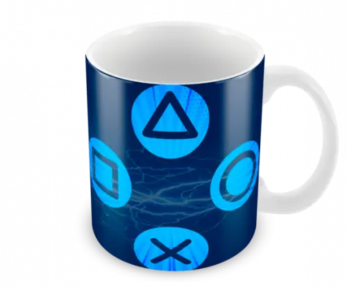 Caneca Polímero Playstation 4 Personalizada