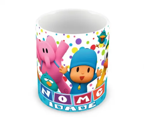 Caneca Polímero Pocoyo Personalizada