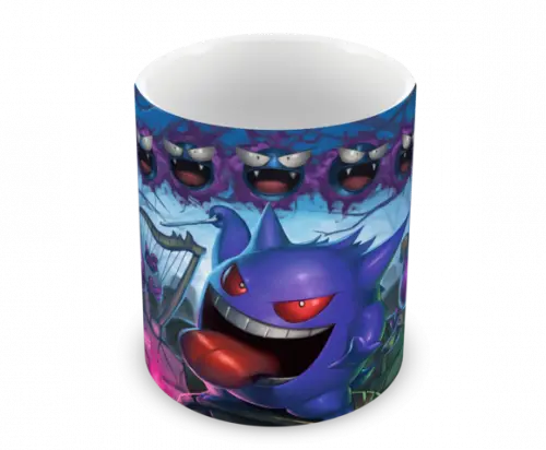 Caneca Polímero Pokémon Gengar Personalizada