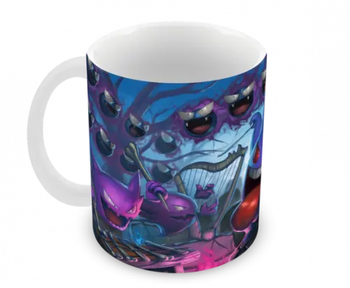 Caneca Polímero Pokémon Gengar Personalizada