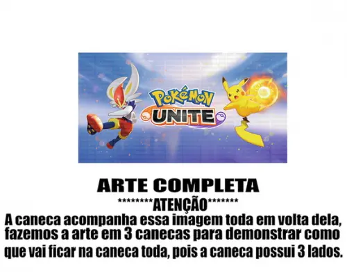 Caneca Polímero Pokémon Personalizada