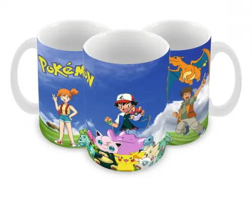 Caneca Polímero Pokémon Personalizada