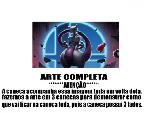 Caneca Polímero Pokémon Personalizada