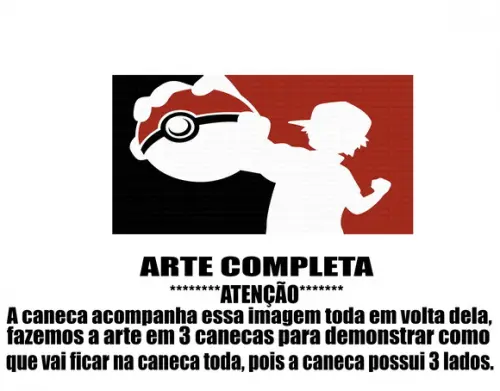 Caneca Polímero Pokémon Personalizada