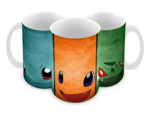 Caneca Polímero Pokémon Personalizada