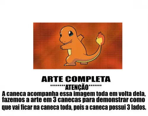 Caneca Polímero Pokémon Personalizada