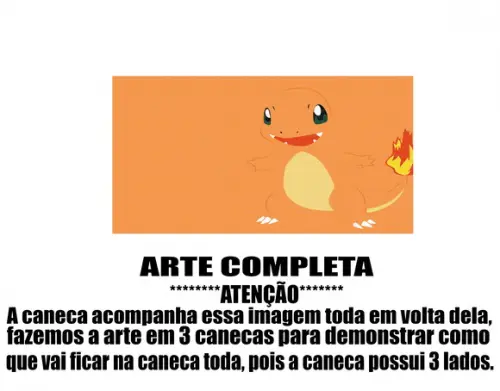 Caneca Polímero Pokémon Personalizada