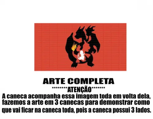 Caneca Polímero Pokémon Personalizada