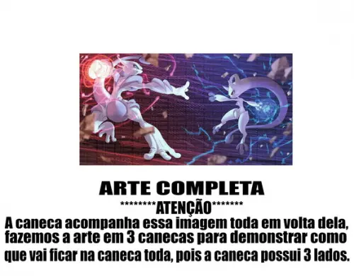 Caneca Polímero Pokémon Personalizada