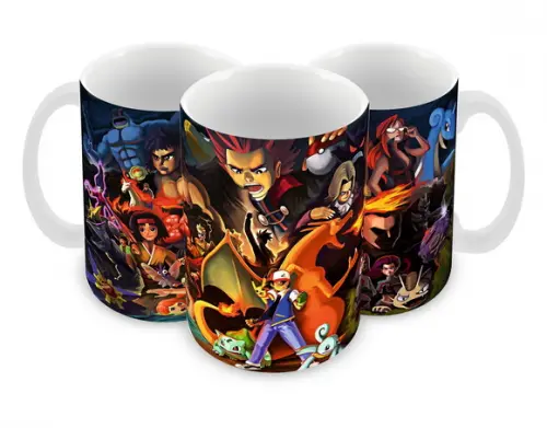 Caneca Polímero Pokémon Personalizada