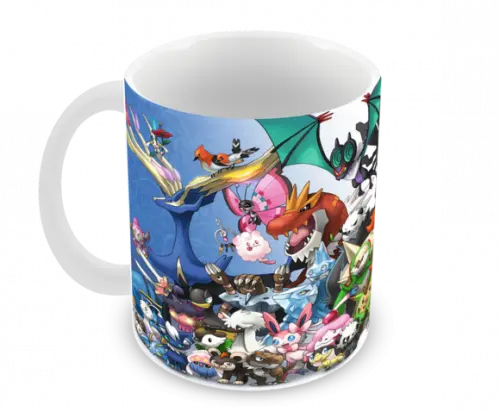 Caneca Polímero Pokémon Personalizada
