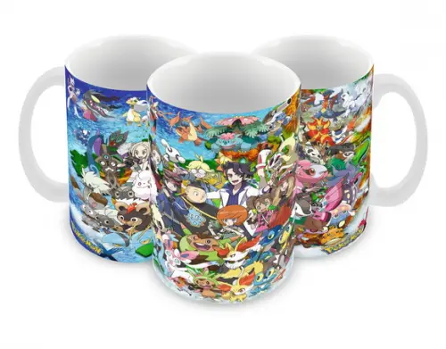 Caneca Polímero Pokémon Personalizada