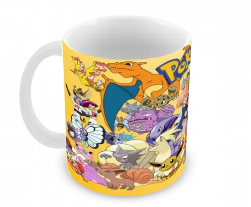 Caneca Polímero Pokémon Personalizada