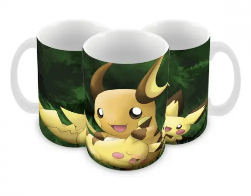 Caneca Polímero Pokémon Pikachu Personalizada