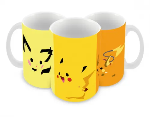 Caneca Polímero Pokémon Pikachu Personalizada