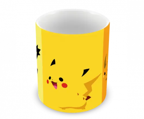 Caneca Polímero Pokémon Pikachu Personalizada