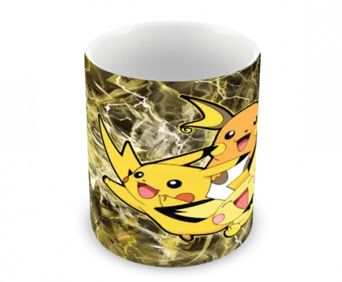 Caneca Polímero Pokémon Pikachu Personalizada