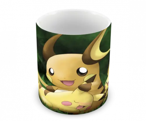 Caneca Polímero Pokémon Pikachu Personalizada