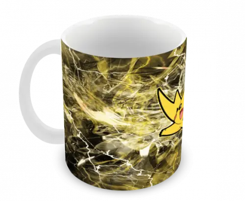 Caneca Polímero Pokémon Pikachu Personalizada
