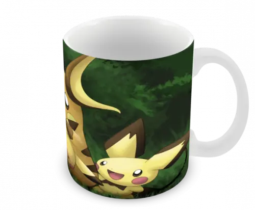 Caneca Polímero Pokémon Pikachu Personalizada