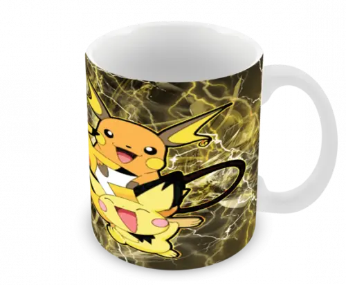 Caneca Polímero Pokémon Pikachu Personalizada