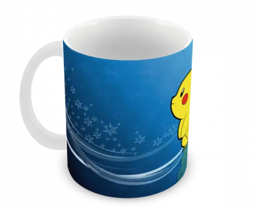 Caneca Polímero Pokémon Pikachu Personalizada