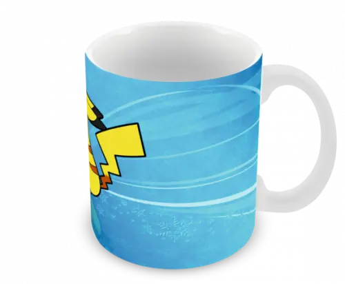 Caneca Polímero Pokémon Pikachu Personalizada