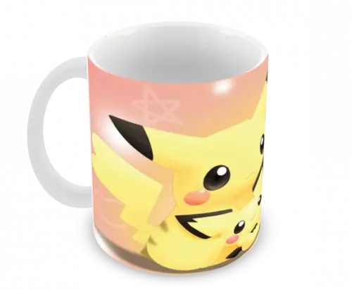 Caneca Polímero Pokémon Pikachu Personalizada