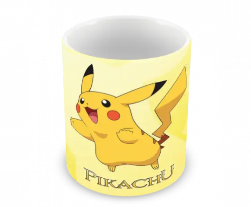 Caneca Polímero Pokémon Pikachu Personalizada