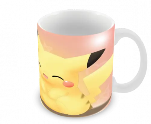 Caneca Polímero Pokémon Pikachu Personalizada