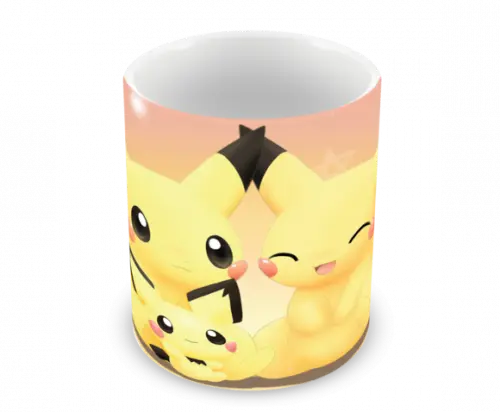Caneca Polímero Pokémon Pikachu Personalizada