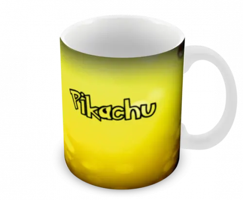 Caneca Polímero Pokémon Pikachu Personalizada