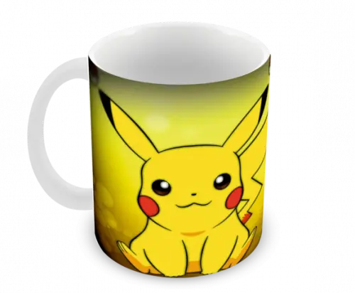 Caneca Polímero Pokémon Pikachu Personalizada