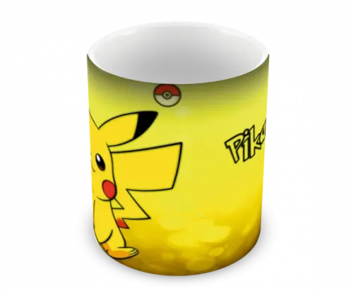 Caneca Polímero Pokémon Pikachu Personalizada