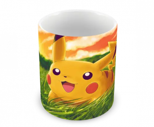 Caneca Polímero Pokémon Pikachu Personalizada